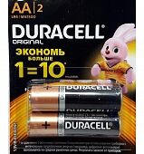 Батарейка мизинчиковая «Duracell / Дюраселл» Original LR03 тип AAА 2 шт