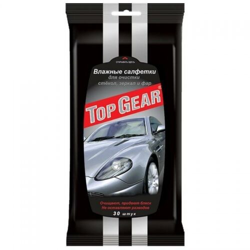 Top Gear №30 влажные салфетки для стекол