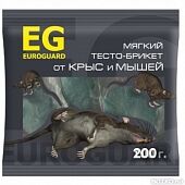 От грызунов ЕВРОГАРД (EUROGARD) тесто-брикеты от крыс и мышей 200г.*5/50