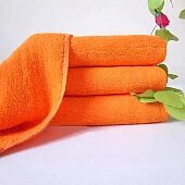 Махровое полотенце "Индия. Ярко-Оранжевое"
